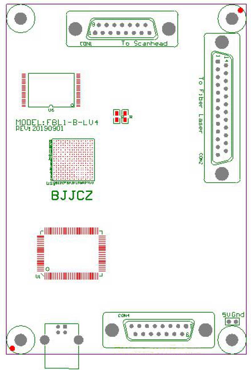 金橙子光纤激光打标卡（无轴）FBL1-B-LV4